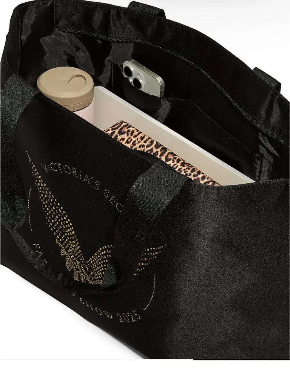 NEW Victoria's Secret black tote bag.